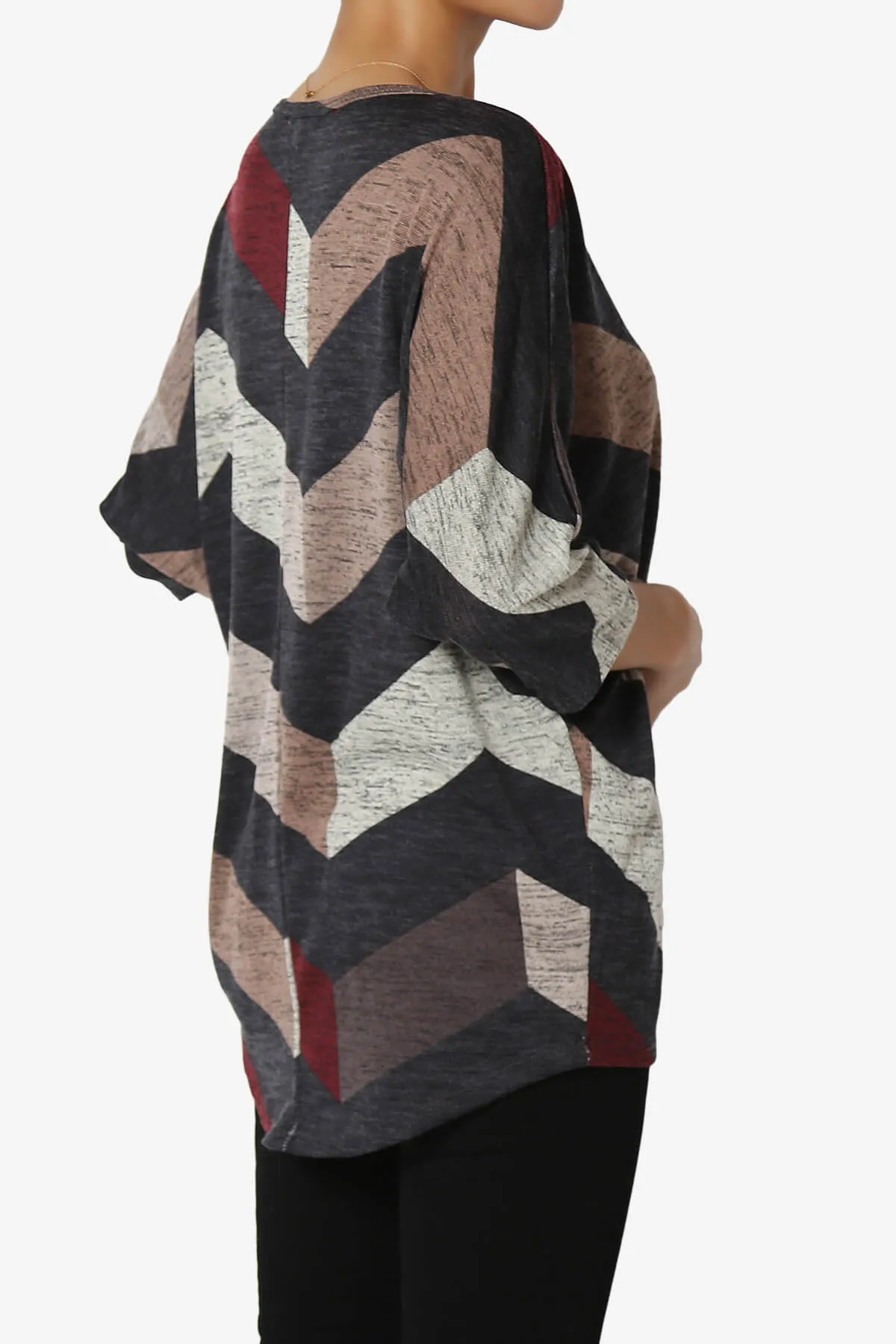 Wanda Printed Dolman Sleeve Top