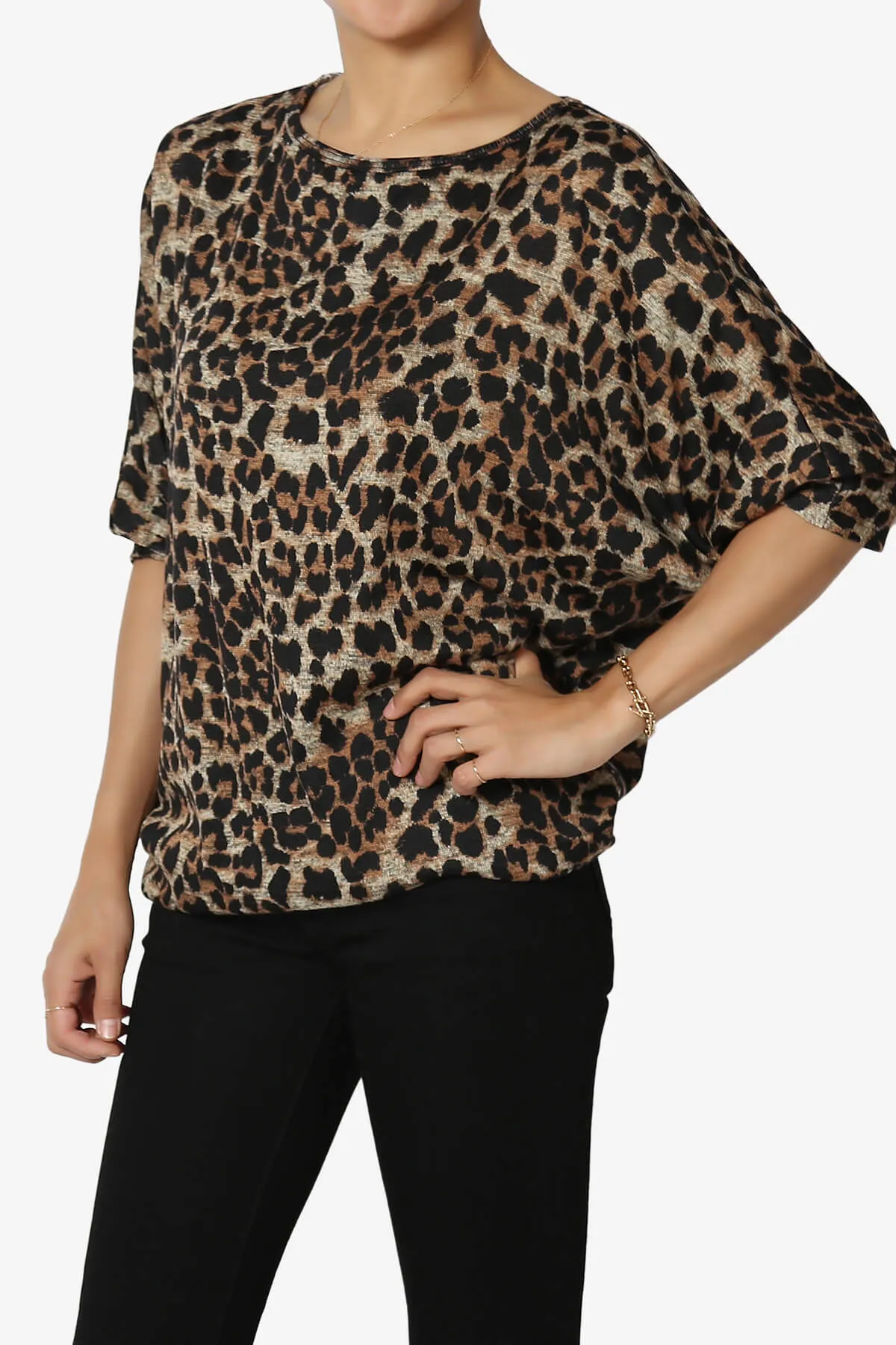 Wanda Printed Dolman Sleeve Top