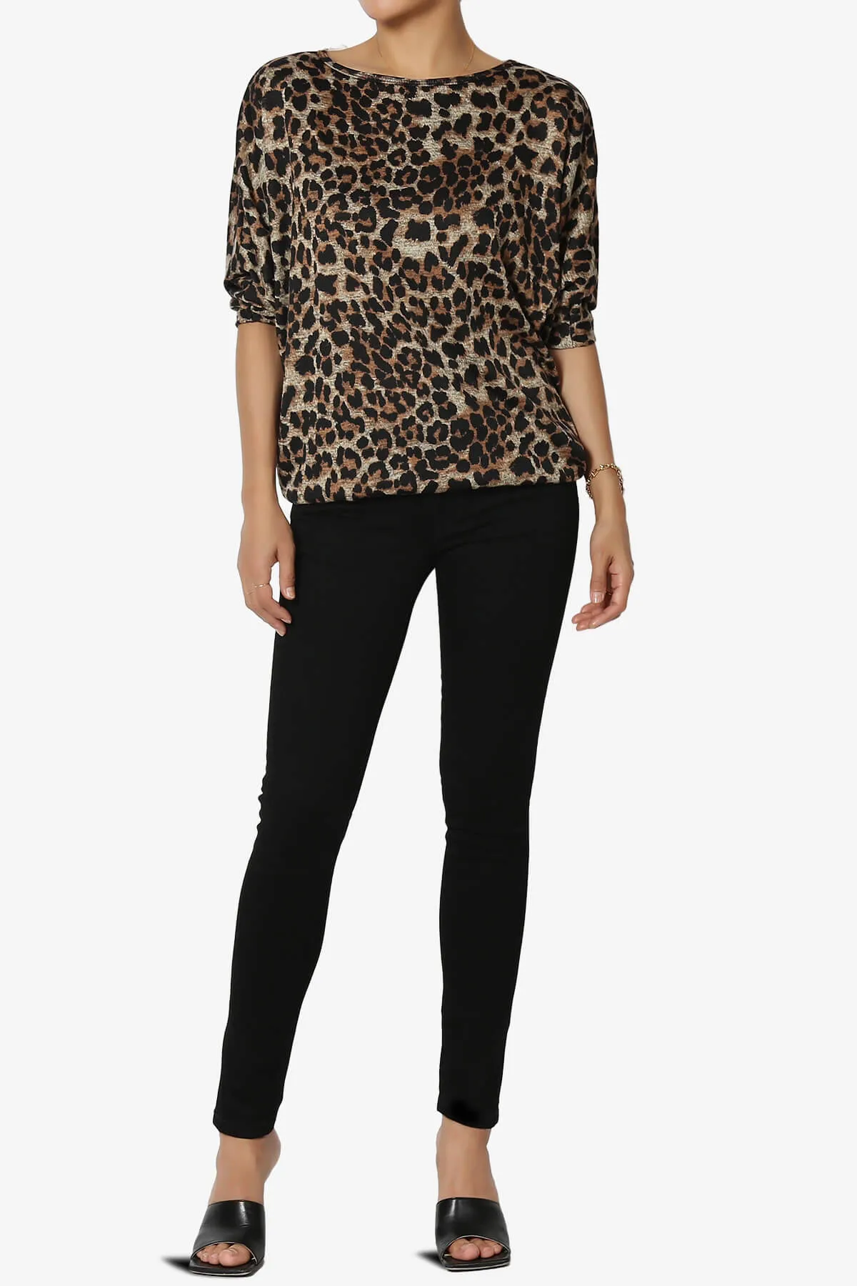 Wanda Printed Dolman Sleeve Top