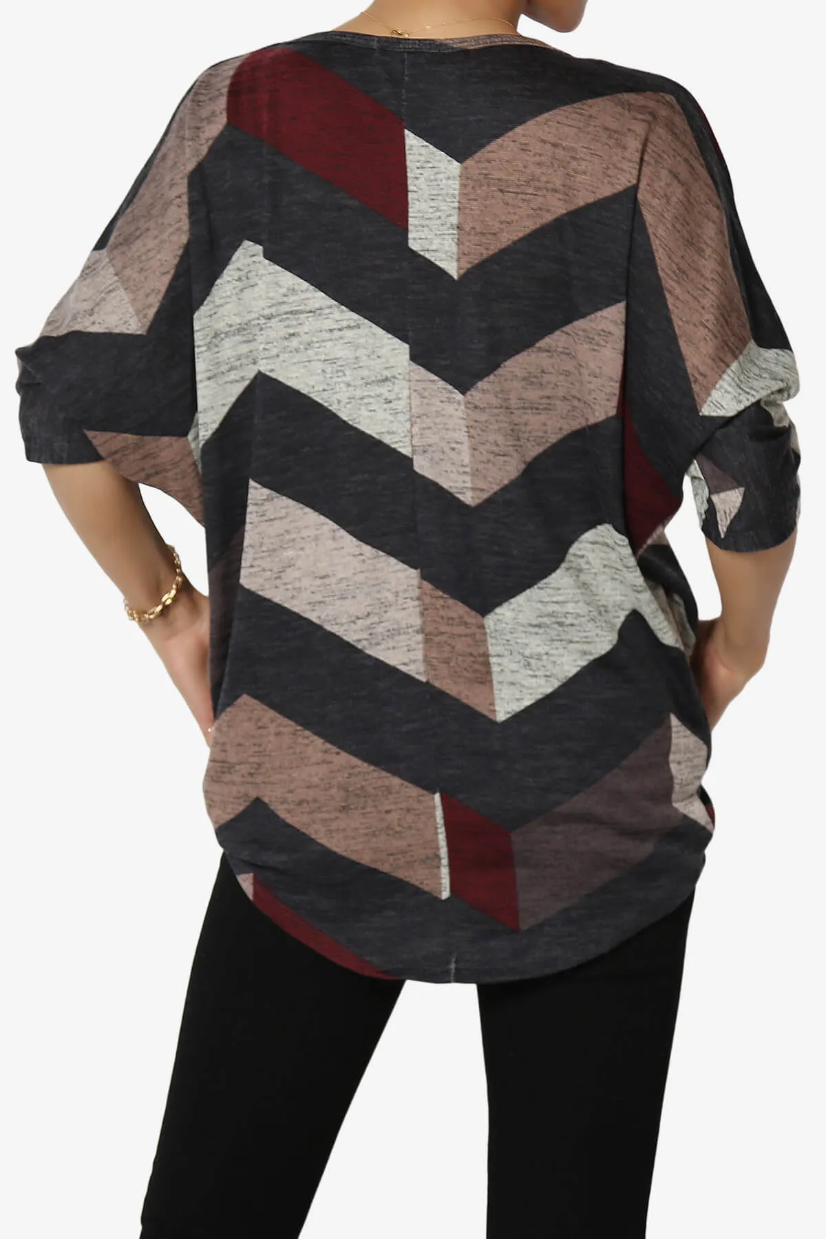 Wanda Printed Dolman Sleeve Top