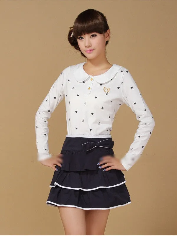 wavy bow tie skirts