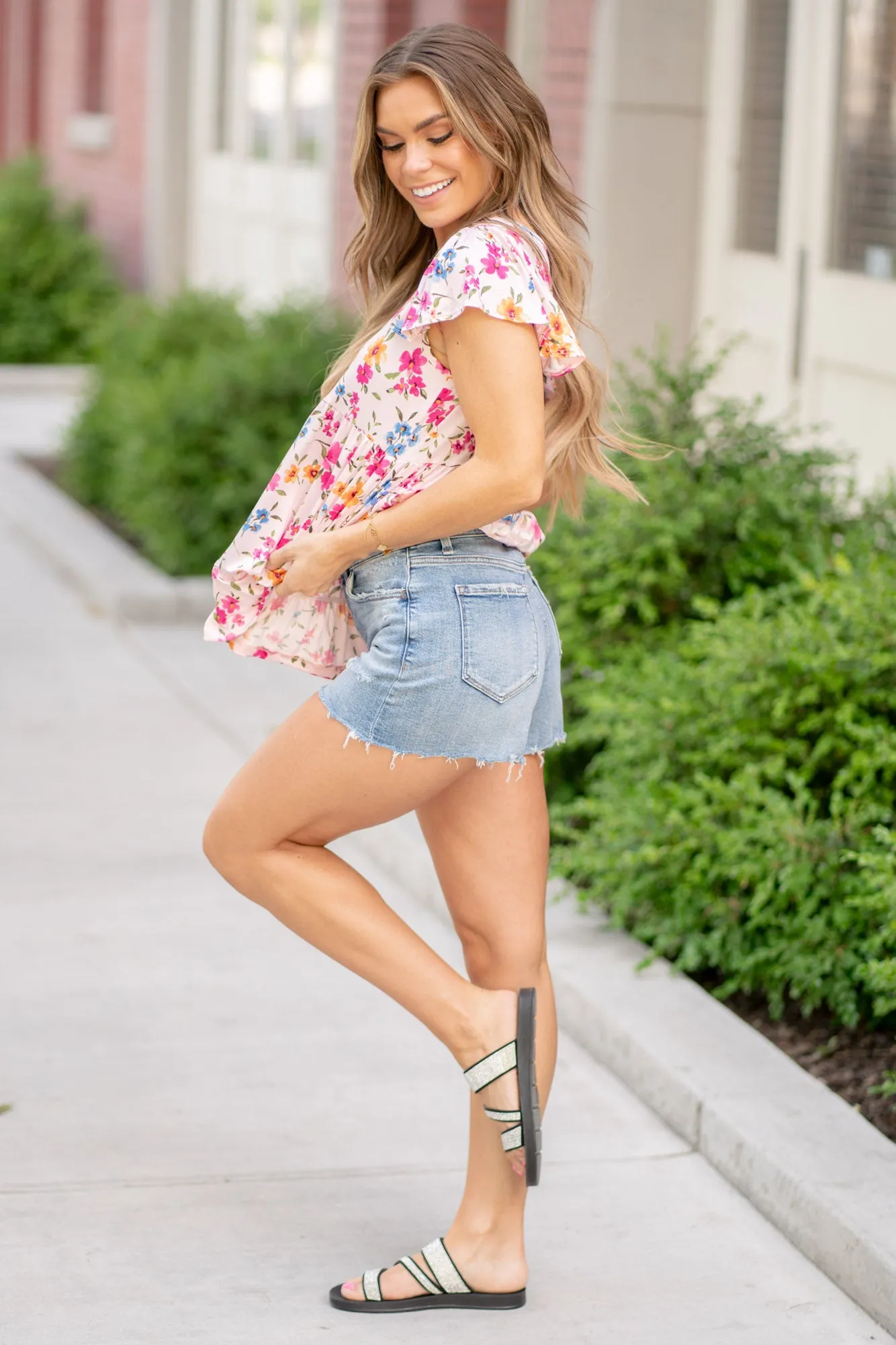 Whistle High Rise A Line Shorts