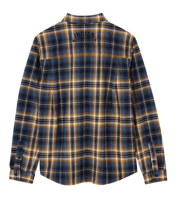 Women's Kansas Plaid Shirt, Navy