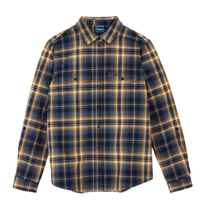 Women's Kansas Plaid Shirt, Navy