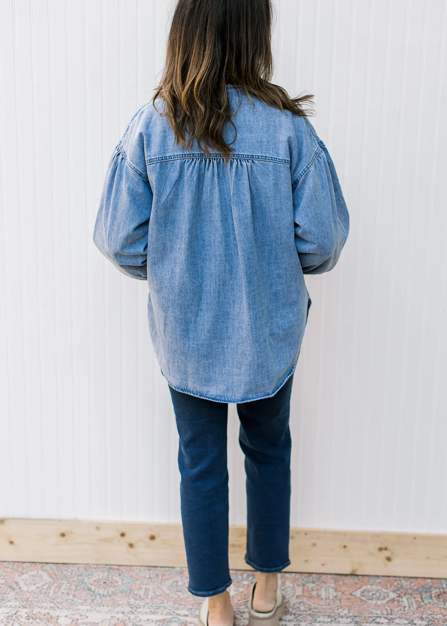 XZ  Hearts out Chambray Button Down